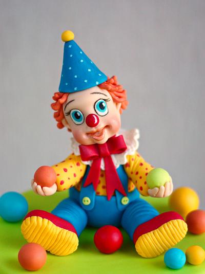 Clown cake - Cake by benyna