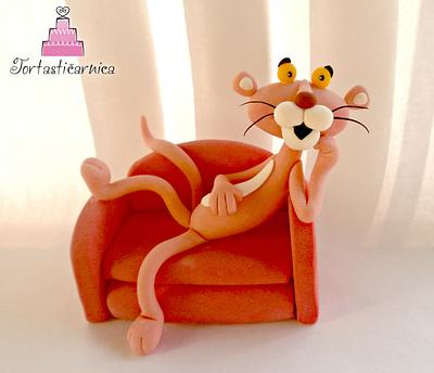 Pink Panther topper - Cake by Nataša 