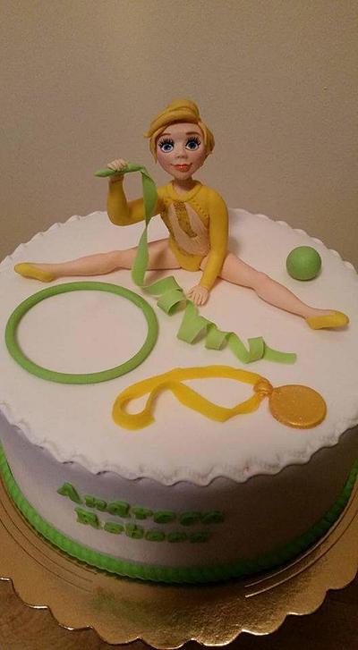 Rhythmic gymnastic cake - Cake by Gabriela Doroghy