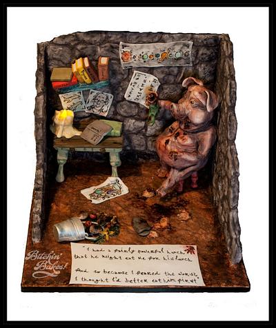Roald Dahl collaboration "The Pig" - Cake by fitzy13
