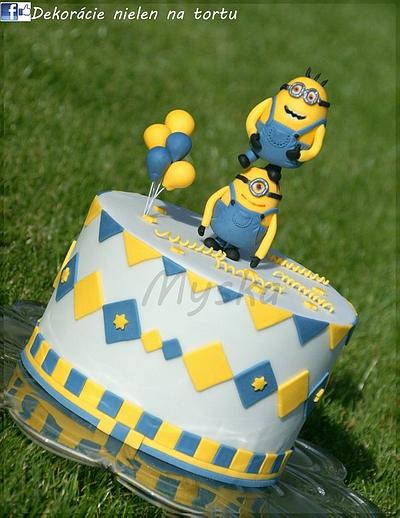 Minions party - Cake by Myska