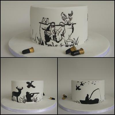 Hunting - Cake by nef_cake_deco