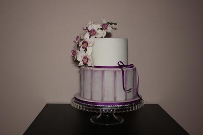 Purple orchid - Cake by Janeta Kullová