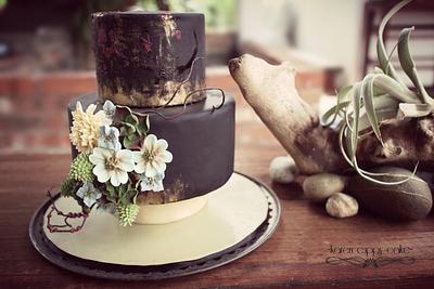 Rustic Elegance - Cake by Karen Leong