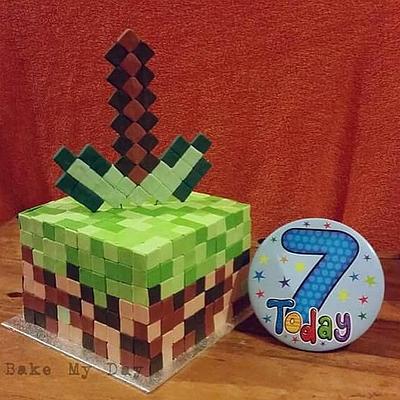 Minecraft cake - Cake by Paul Kirkby