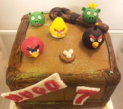 Angry bird - Cake by Angelica