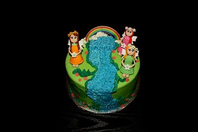 Cake with fairies - Cake by Rozy