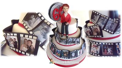 60's in replay cake - Cake by Sara Solimes Party solutions