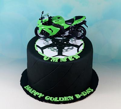 Motorcycle cake  - Cake by soods