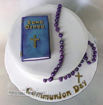 Lena Grace - Communion Cake  - Cake by Niamh Geraghty, Perfectionist Confectionist