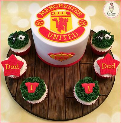 Manchester United Cakes - Cake by Cutsie Cupcakes