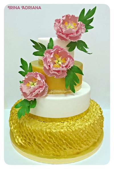 Sweet Peonies - Cake by Irina-Adriana