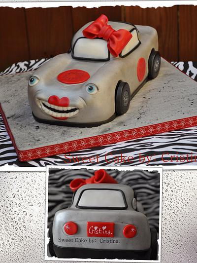 Girly Racing Car. - Cake by Cristina