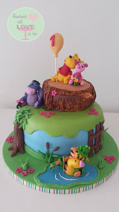 Winnie the Pooh :) - Cake by Aga Leśniak