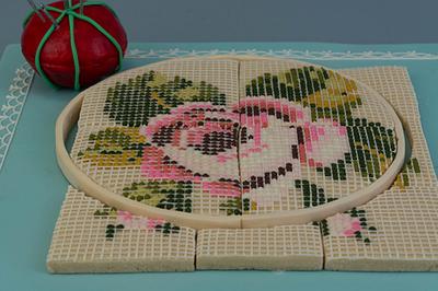 Needlepoint (Showpiece) - Cake by Prima Cakes and Cookies - Jennifer