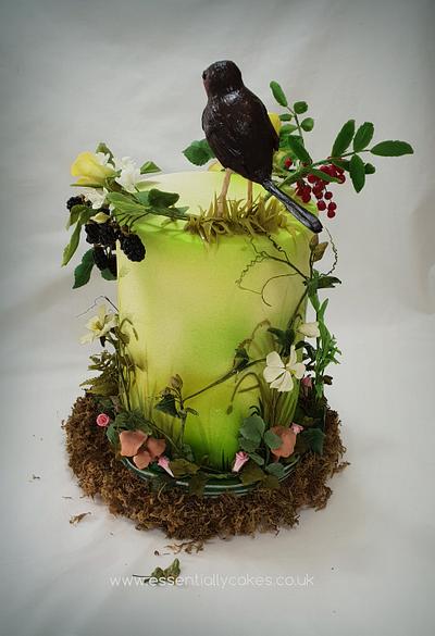 The 1 Collaboration - Autumn Garden - Cake by Essentially Cakes