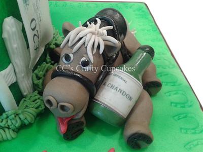 Racing Post cake  - Cake by Cathy Clynes