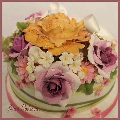 24 years married! - Cake by Karen Dodenbier