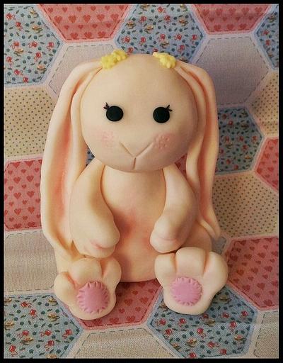 Bunny topper  - Cake by Time for Tiffin 