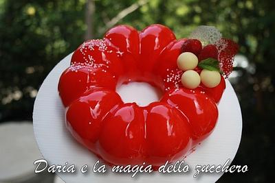 Red mirror glaze cake - Cake by Daria Albanese