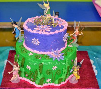 Tinkerbell Cake - Cake by Shelly-Anne