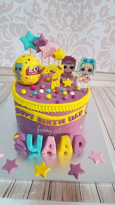 Lol dolls themed cake  - Cake by Hala Heikal