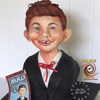 Alfred E Neuman - MAD Magazine - Cake by Who did the cake (Helen Wilkinson)
