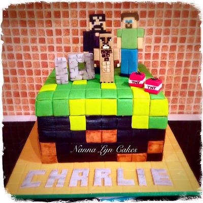 Minecraft - Cake by Nanna Lyn Cakes