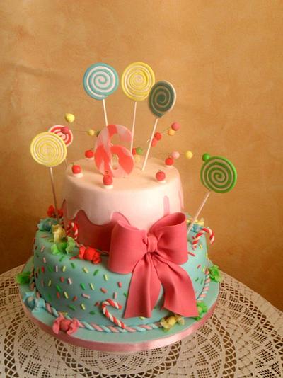 Candy Land  cake - Cake by Sloppina in cucina