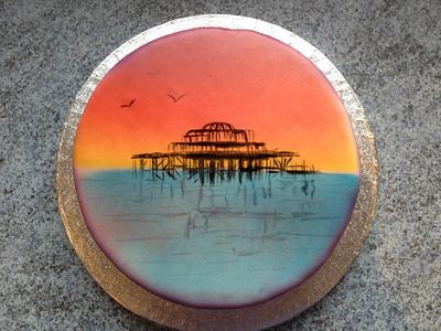 Brighton West Pier  - Cake by VikkiCakeDiddly