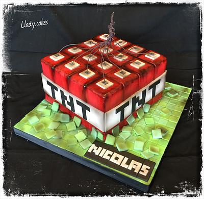 Minecraft cake - Cake by Llady