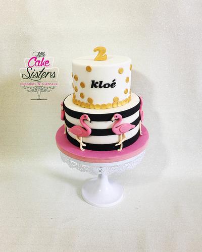 flamingo cake - Cake by little cake sisters