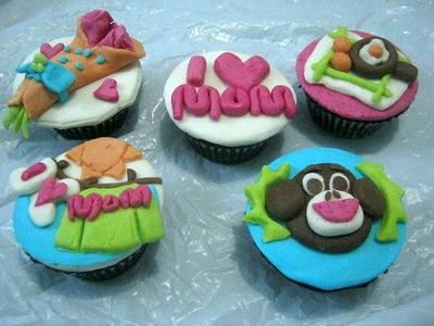  cupcake for mom - Cake by susana reyes