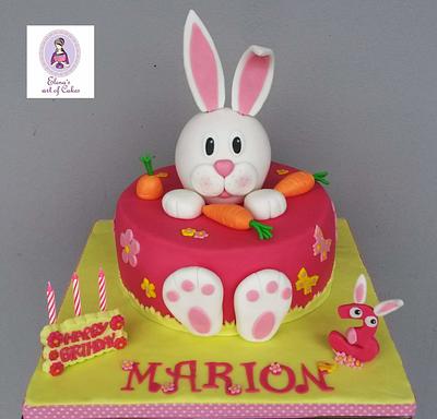 Bunny cake  - Cake by elenasartofcakes