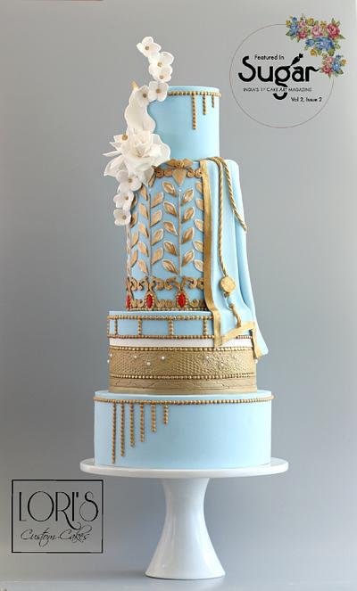 Elegant Indian Fashion Cake Collab  - Cake by Lori Mahoney (Lori's Custom Cakes) 