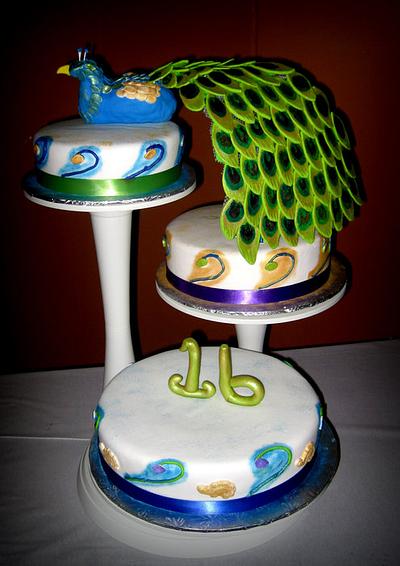 Peacock Cake   - Cake by Mariela 