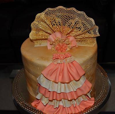 sugar veil cake - Cake by Sabina