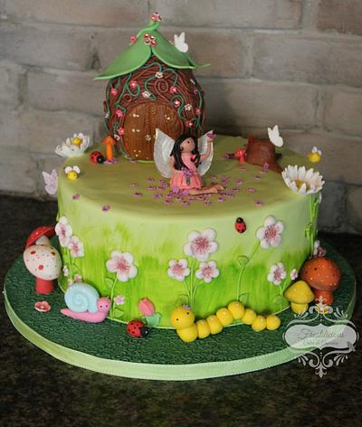 Garden Fairy Cake - Cake by Frostilicious Cakes & Cupcakes