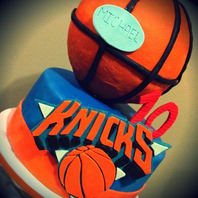 Knicks fan - Cake by The Sweet Duchess 