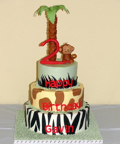 Jungle cake - Cake by pastrychefjodi