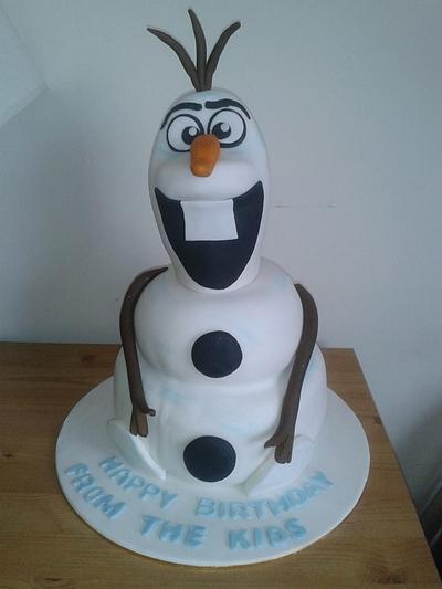 Olaf  - Cake by TheCakeDen