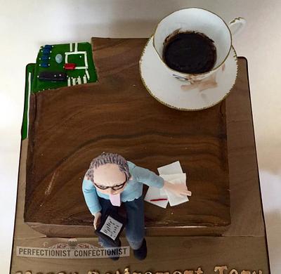 Tony - Retirement Cake - Cake by Niamh Geraghty, Perfectionist Confectionist