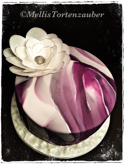 Marbled birthday cake - Cake by MellisTortenzauber