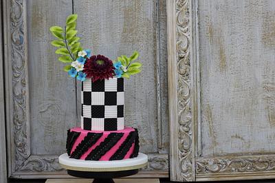 Dahlia Flower cake - Cake by Dalila Cabrita