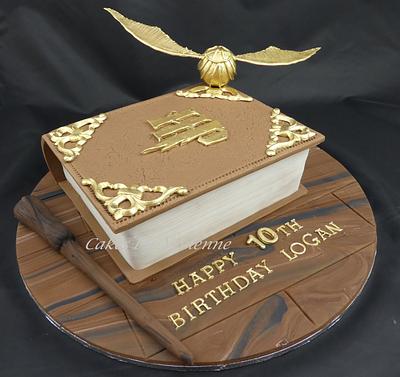 Harry Potter Spell Book Cake - Cake by Cakes by Vivienne