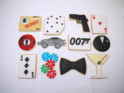 James Bond cookies! - Cake by Natalie King