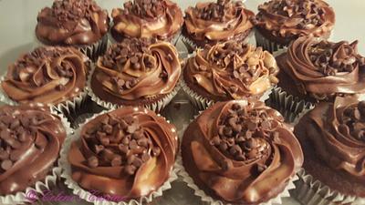 Chocolate Peanut Butter Cupcakes - Cake by Celene's Confections