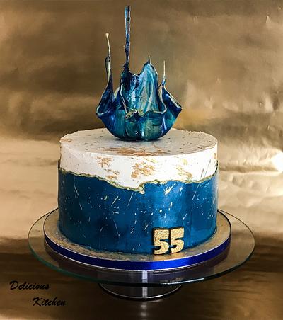 Anniversary B-day cake  - Cake by Emily's Bakery