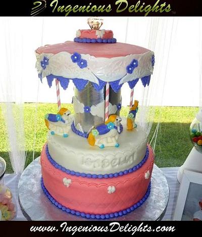 Carousel Birthday Cake - Cake by Ingenious Delights