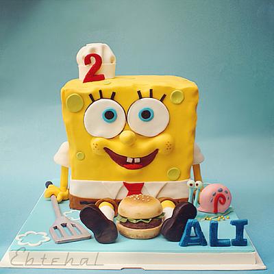 Baby SpongeBob  - Cake by Ebtehal